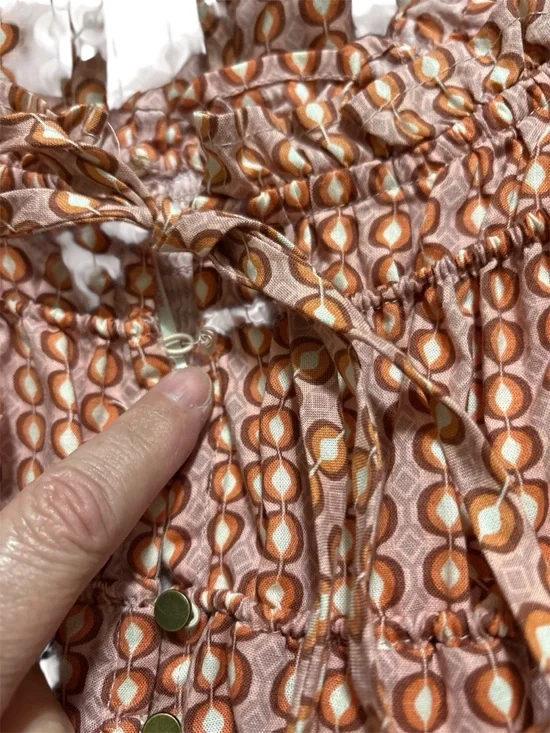 Free People Star Dip Cotton Mini Dress Sz Medium - Picture 11 of 13